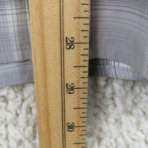 Calvin Klein Jeans* Men's Short Sleeve Button Down Curved Hem Pocket Shirt~Large - Picture 11 of 15